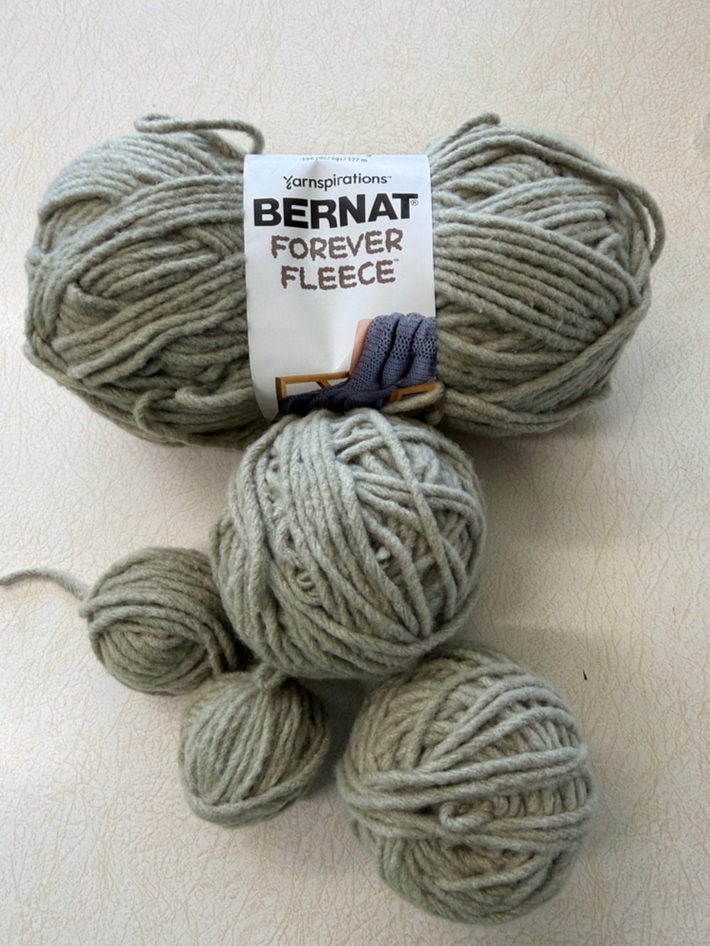 Bernat Forever Fleece Matcha